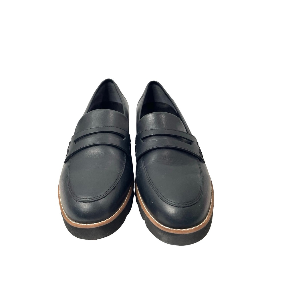 Vionic Cheryl II Lug leather Penny Loafers Size 9 Wide black - Picture 3 of 9
